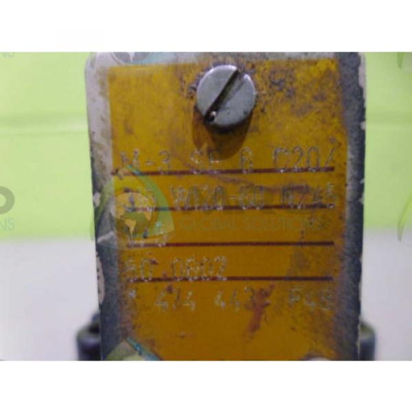 REXROTH M-3 SE 6 C20/315 W120-60 NZ45 V/5 CONTROL VALVE USED #1 image