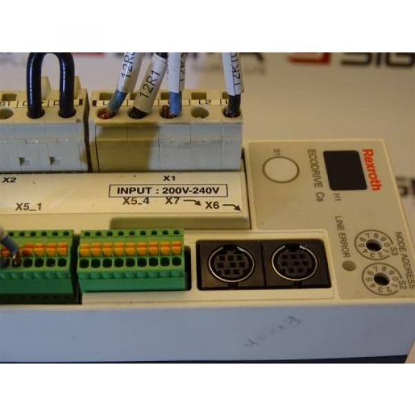 Rexroth DKC013-012-3-MGP-01VRS Indramat EcoDrive Cs 400W Motor Drive #8 image