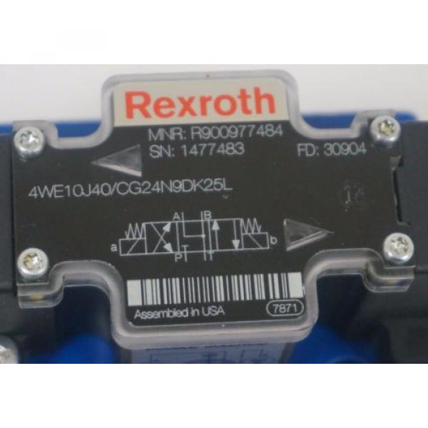 Origin REXROTH 4WE10J40/CG24N9DK25L CONTROL VALVE R900977484 #3 image