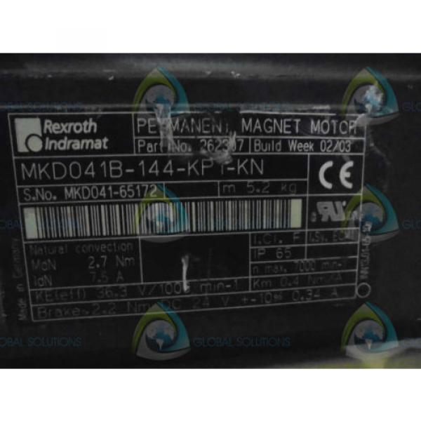 REXROTH INDRAMAT MKD041B-144-KP1-KN SERVO MOTOR Origin NO BOX #1 image