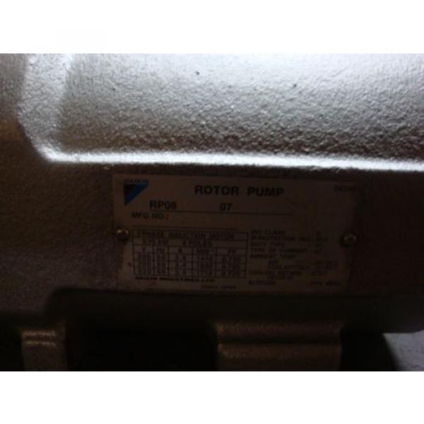 DAIKIN ROTOR PUMP RP08A1-07-30-001 30-T MANUFACTUERS REFURB #2 image