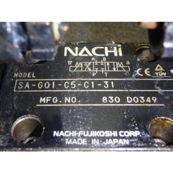 NACHI SOLENOID CONTROLLED VALVE SA-G01-C5-C1-31_SA-GO1-C5-C1-31 #6 image