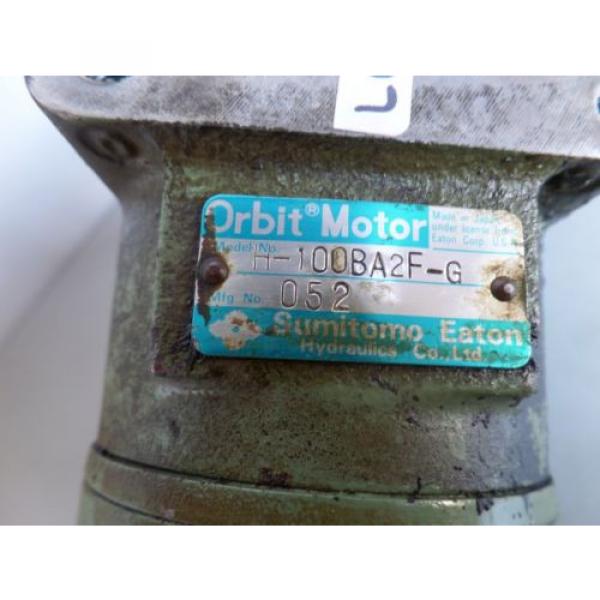 ORBIT HYDRAULIC MOTOR SUMITOMO EATON H-100BA2F-G H100BA2FG H 100BA2F G James #6 image