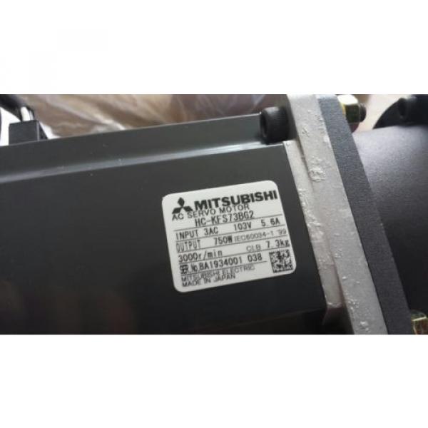 MITSUBISHI HC-KFS73BG2 AC Servo Motor With SUMITOMO MC Drive ANFJ-K30-SV-5 Origin #2 image