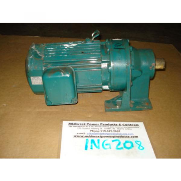 Sumitomo Cyclo gearmotor CNHM-1-4100YC-15, 117 rpm, 15:1,1hp, 230/460, inline #3 image