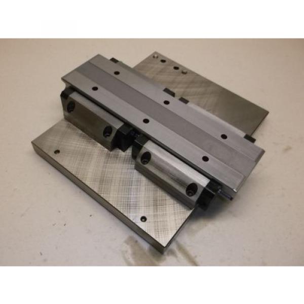 Rexroth Bosch linear Profil Schiene mit 2 Stk Wagen 69X23,5x250mm, 200x245mm #1 image