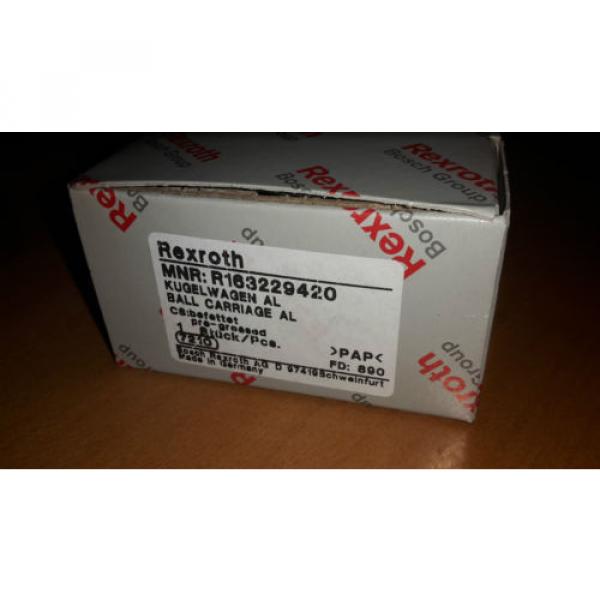 Bosch Rexroth Kugelwagen MNR R1632-294-20 Größe20 Linear-Führungswagen #2 image