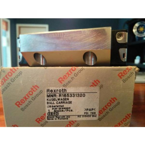 R165331320 REXROTH RUNNER BLOCK LINEAR BEARING #1 image