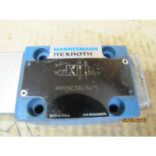 Mannesmann Rexroth Solenoid Valve 4WP6C50/N/5 4WP6C50N5 RR00009279 origin #3 image