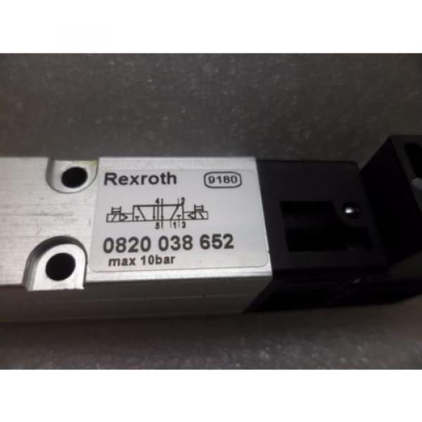 BOSCH REXROTH 0820 038 652 PNEUMATIC DIRECTIONAL VALVE 24 VDC 0820038652 NOS #3 image