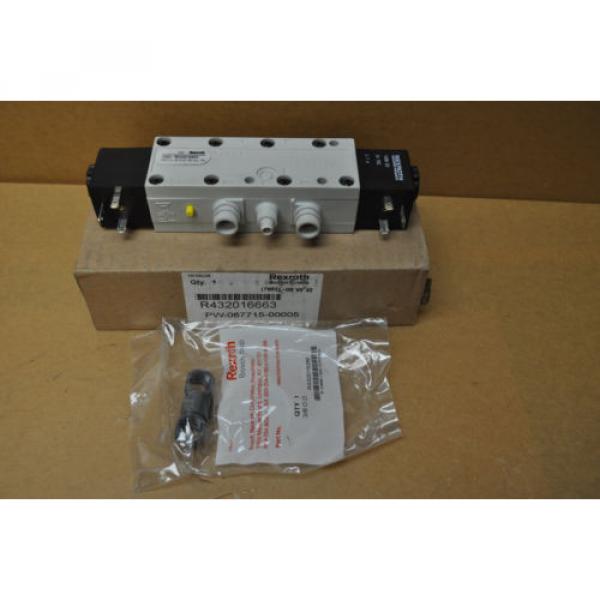 REXROTH R432016663 PNEUMATIC SOLENOID VALVES, 24 VDC Origin IN BOX #2 image