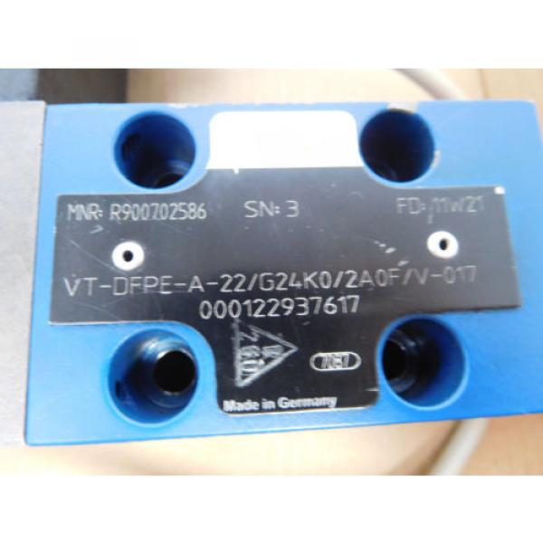 Rexroth VTDFPE-A-22/G24K0/2A0F/V-017, rexroth R900702586, Proportional valve #2 image