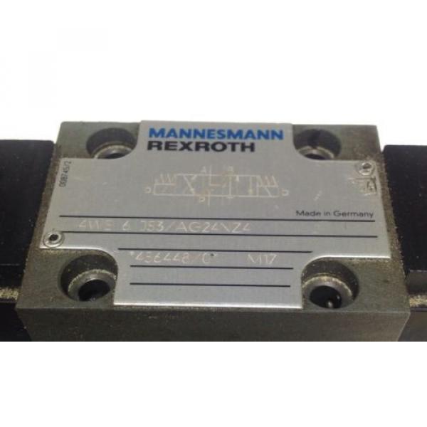 MANNESMANN REXROTH DIRECTIONAL SOLENOID CONTROL VALVE 4WE 6 J53/AG24NZ4 #2 image