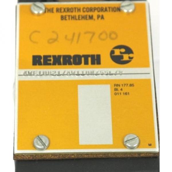 REXROTH 4WE10D21/AW110NZ55L/V VALVE W/ WH70-4-A 359 COIL #2 image