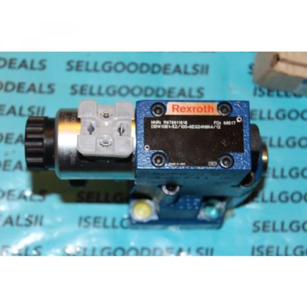 Rexroth R978911818 DNW10B1-52/100-6EG24N9K4/12 Hydraulic Directional Valve origin #1 image