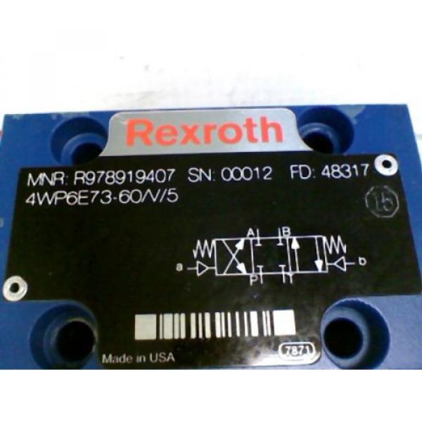 Origin Rexroth R978919407 Directional Control Valve 4WP6E73-60N/5 #2 image