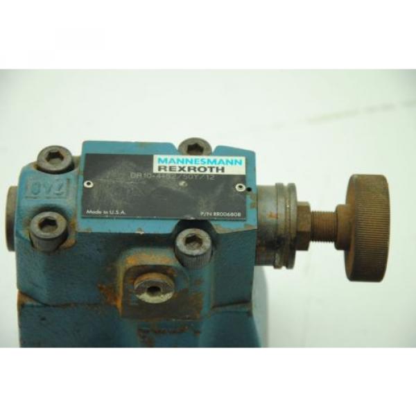 MANNESMANN REXROTH DR10-4-52/50Y/12 #RR006808 Hydraulic Servo Directional Valve #2 image