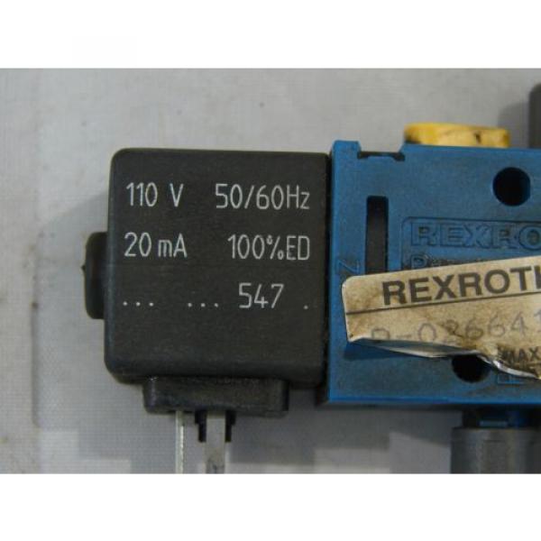 REXROTH/MECMAN 840 PNEUMATIC VALVE 110V 20MA XLNT #5 image