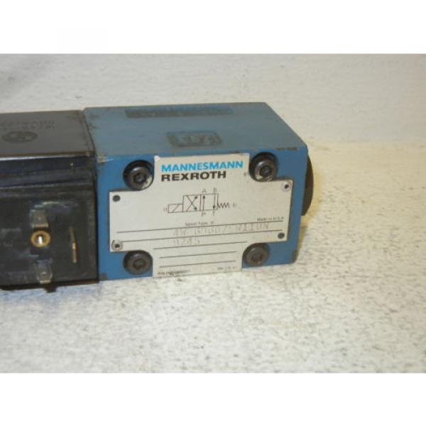 MANNESMANN REXROTH 4WE6D60/EW110N9Z45 USED SOLENOID VALVE 4WE6D60EW110N9Z45 #2 image