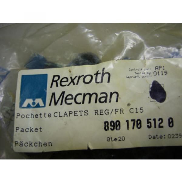 10400 Pack of 20 Rexroth Clapets 890 170 512 0 #2 image