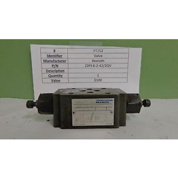 Rexroth, Z2FS 6-2-42/2QV, Bosch Hydraulic Valve Throttle Check PT252 #1 image