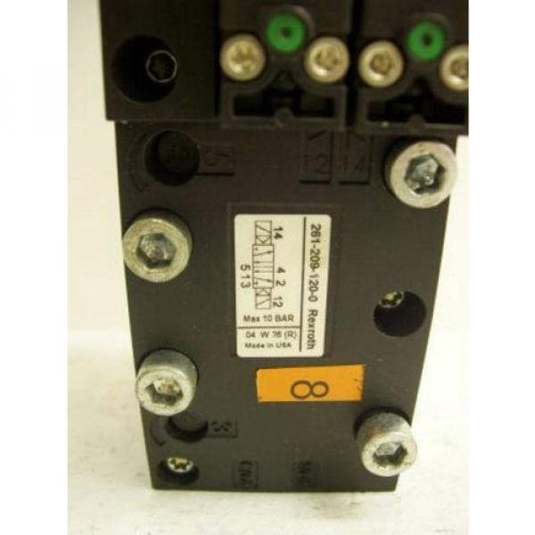 TM-2298, REXROTH 261-209-120-0 PNEUMATIC SOLENOID ISO VALVE #4 image