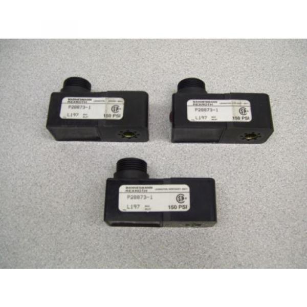 MX-394 MANNESMANN REXROTH P28873-1 SOLENOID LOT OF 3 #2 image