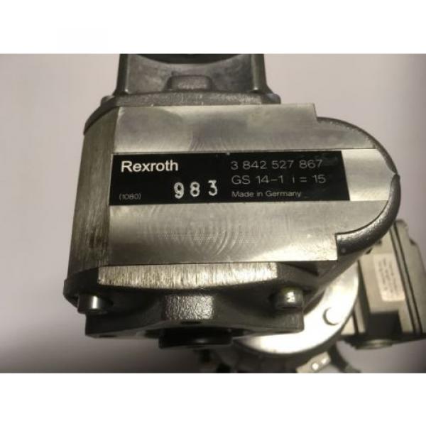 Rexroth Motor MNR: 3842532421 + MNR 3842527687 #4 image