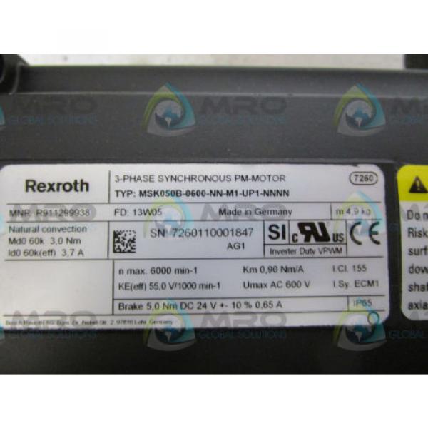 REXROTH MSK050B-0600-NN-M1-UP1-NNNN MAGNET MOTOR Origin IN BOX #5 image