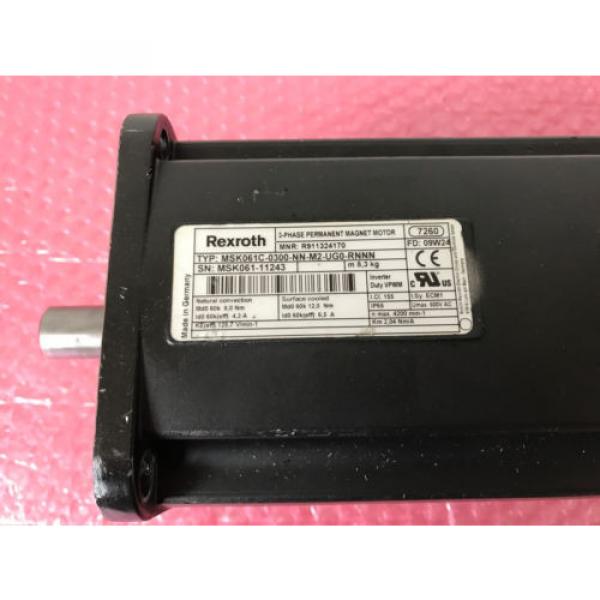 Rexroth MSK 061C-0300-NN-M2-UG0-RNNN 3~ Permanent Magnet Motor Neuwertig #2 image