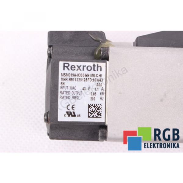 MSM019A-0300-NN-M0-CH1 R911325128 005KW 43V 11A 200HZ 3000/MIN REXROTH ID27474 #5 image