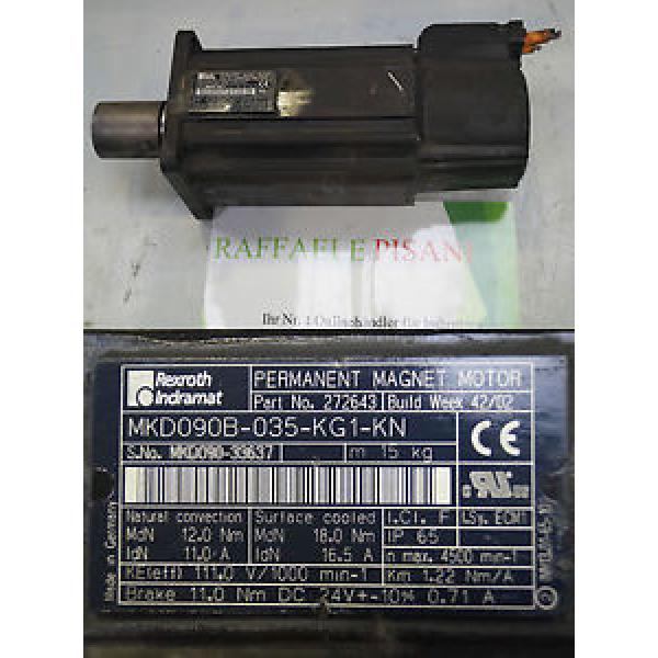 REXROTH INDRAMAT MKD090B-035-KG1-KN #1 image