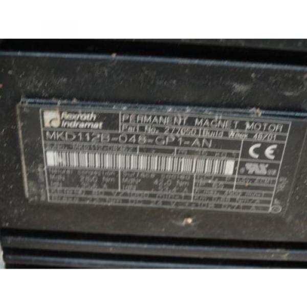 Rexroth Indramat MKD112B-048-GP1-AN Permanent Magnet Servo Motor #7 image