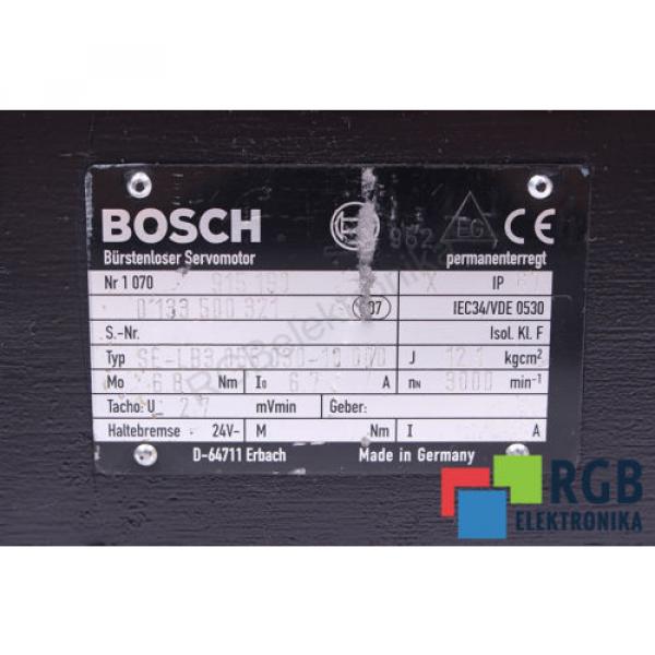 SERVOMOTOR SE-LB3055030-10000 67A 3000MIN-1 BOSCH REXROTH ID35536 #8 image