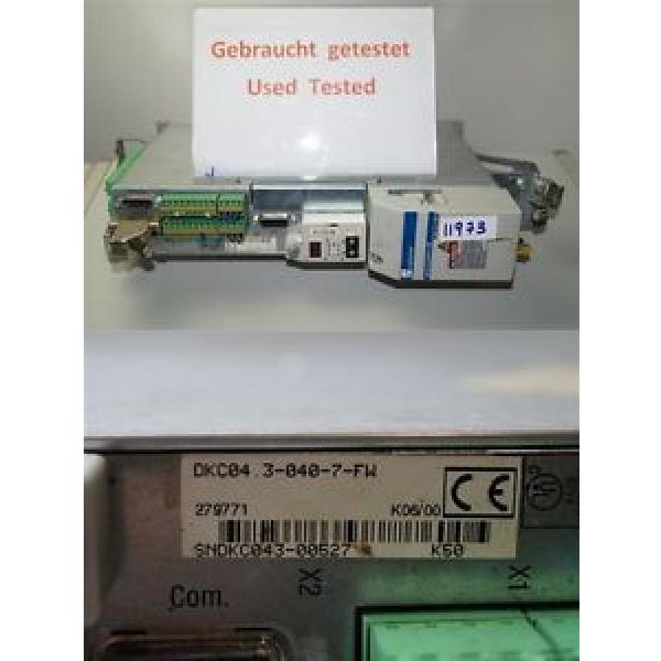 Rexroth indramat DKC043-040-7-FW + FWA-ECODR3-SMT-01VRS-MS #1 image