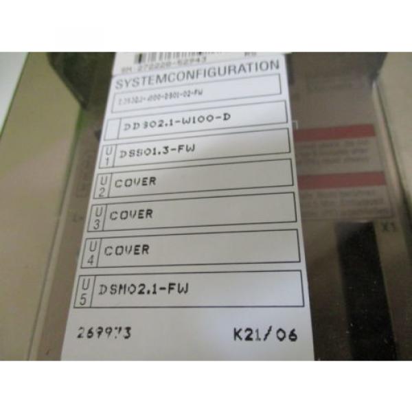 REXROTH INDRAMAT DDS021-W100-DS01-02-FW w/ FWA-DIAX02-S11-01VRS-MS Origin IN BOX #11 image