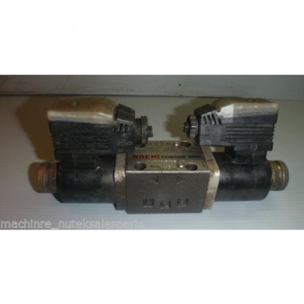 NACHI FUJIKOSHI SOLENOID OPERATED CONTROL HYDRAULIC VALVE SA-G01-C5-R-E1-10 #1 image