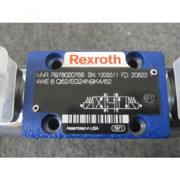 Origin REXROTH DIRECTIONAL VALVE # 4WE6Q62/EG24N9K4/62 #1 image