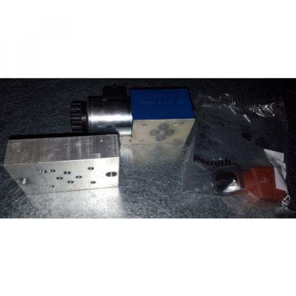 Rexroth Hydraulic Valve, 4-way directional, single solenoid 4WE6C6X/EG12N9K4 #2 image