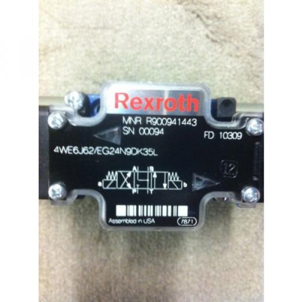 REXROTH 4WE6J62/EG24N9DK35L DIRECTIONAL SOLENOID VALVE Origin R900941443 #2 image