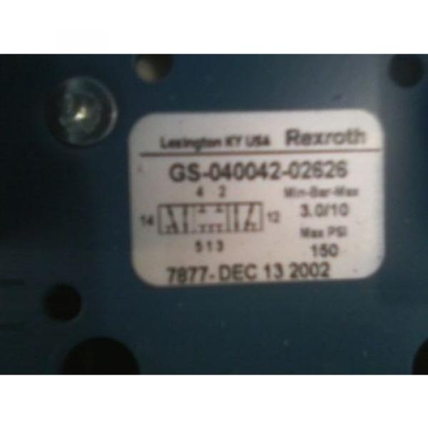 Origin BOSCH REXROTH GS-040042-02626 5P 4-WAY 3POS 120V DOUBLE SOLENOID CERAM VALVE #3 image