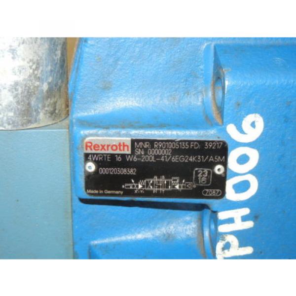 REXROTH 4WRTE16W6200L-41/6EG24K31A5M USED VALVE R901005135 fd 39127 #2 image