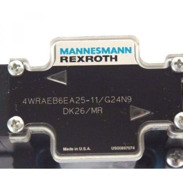 Origin MANNESMANN REXROTH 4WRAEB6EA25-11/G24N9 DK26/MR VALVE W/ 021462A 352 COIL #3 image