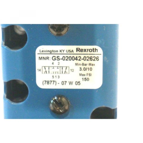 REXROTH GS-020042-02626 HYDRAULIC VALVE GS02004202626 #2 image