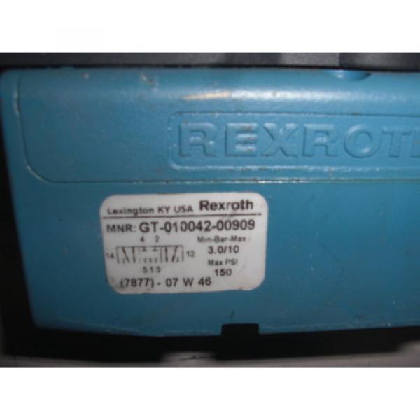 REXROTH CERAM GT-010042-00909 VALVE USED #3 image